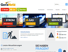 Tablet Screenshot of geranetz.de